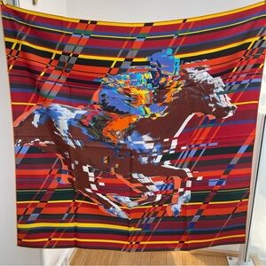 HERMES 90cm Silk Scarf “Photo Finish” NEW